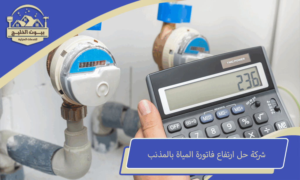 شركة حل ارتفاع فاتورة المياة بالمذنب