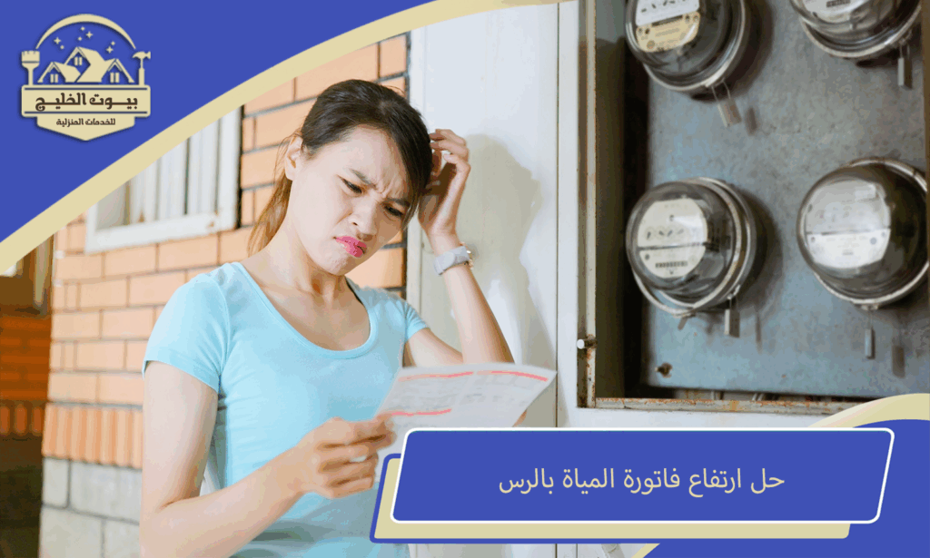 حل ارتفاع فاتورة المياة بالرس